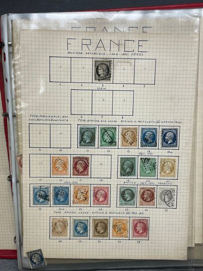 Collection de timbres: France, Allemagne,...