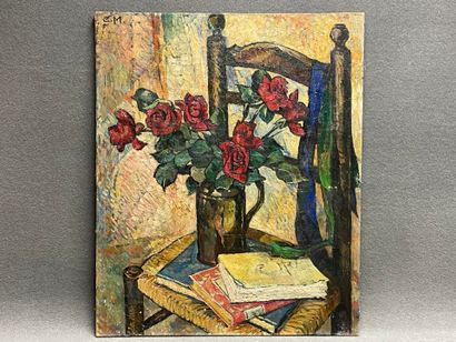 Carola MASCHOTKA (XX)
Nature morte au fleurs....