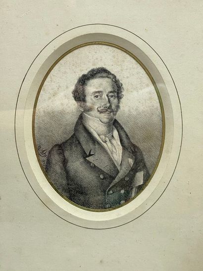 Portrait d'homme encadré
Gravure XIX°
14...