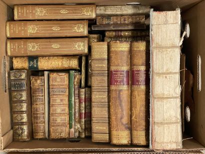 Deux cartons de livres XVIIIe et XIXe, dont...