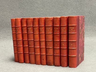 Oeuvres de Platon en 10 volumes
Charpentier...