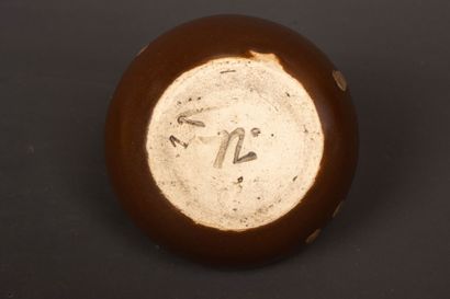 Jean POINTU (1843-1925).
Deux vases en grès...