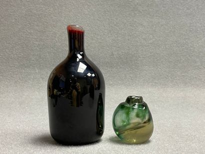Deux verreries contemporaines
- Claude MORIN...