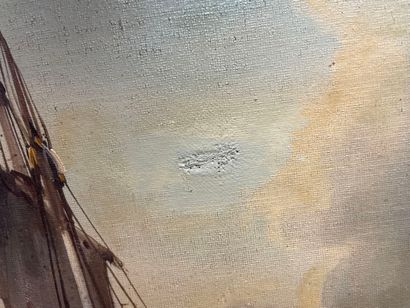 J. MARX ( XIX°)
Retour de mer.
huile sur...