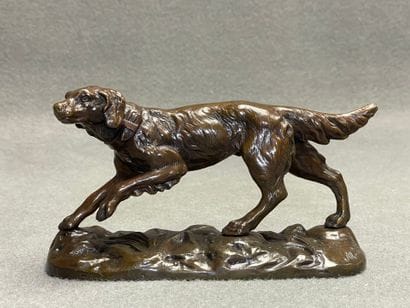 Ecole belge XX°
Chien de chasse.
Epreuve...