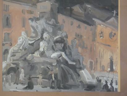 DAVIDOFF dite DEM (1889-1943) .
La Fontaine...