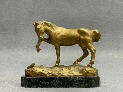 M. PAIGNANT ( fin XIX°-XX°)
Cheval au serpent
Bronze...