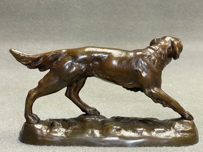 Ecole belge XX°
Chien de chasse.
Epreuve...