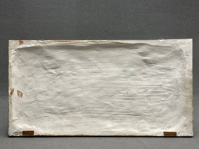 Paire de bas reliefs en platre d'après l'antique
33...