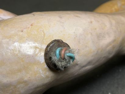Poupée allemande, tête biscuit bouche ouverte...