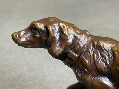 Ecole belge XX°
Chien de chasse.
Epreuve...