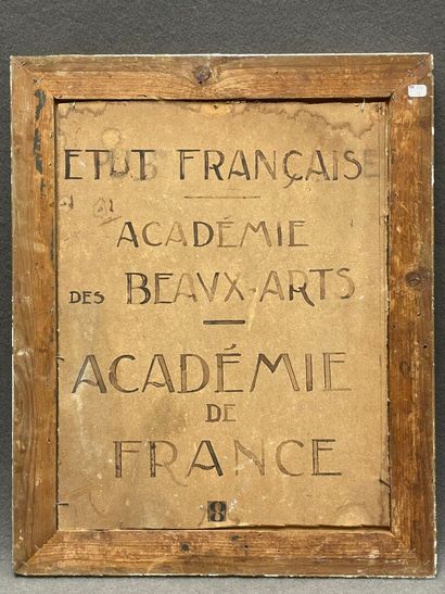 Ecole Française début XX°:
Portrait de femme.
Huile...