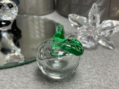SWAROVSKI
Panda, coquillage et fleur en cristal....