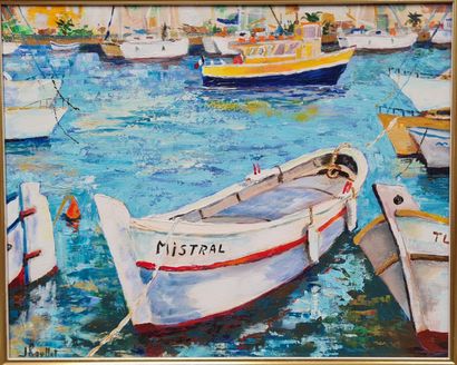Jean ROULLET ( XX°)
Le Port de Saint Mandrier....