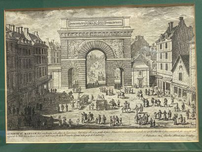 PERELLE, gravé par ALLARD:
La Porte Saint...