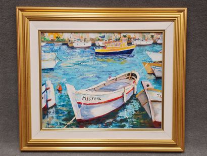 Jean ROULLET ( XX°)
Le Port de Saint Mandrier....