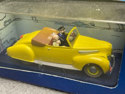 HERGE Moulinsart, en voiture TINTIN 
6 véhicules...