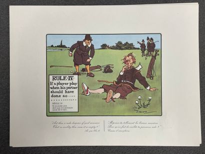 Les règles du golf illustrées par Charles...