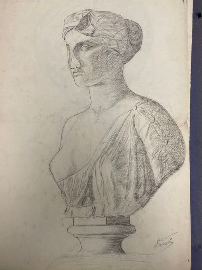 REGION : porte document avec dessins académique...