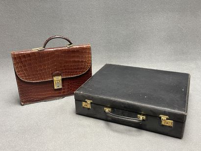 CELINE.
Malette porte-documents en cuir....