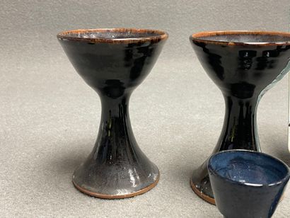 Ensemble de céramiques : 
Petite coupe creuse,...
