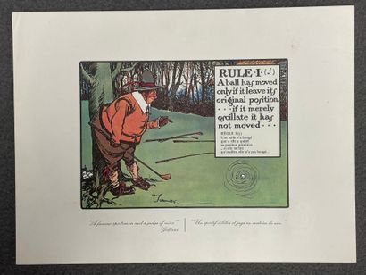 Les règles du golf illustrées par Charles...