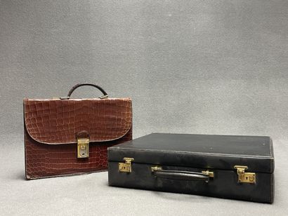 CELINE.
Malette porte-documents en cuir....