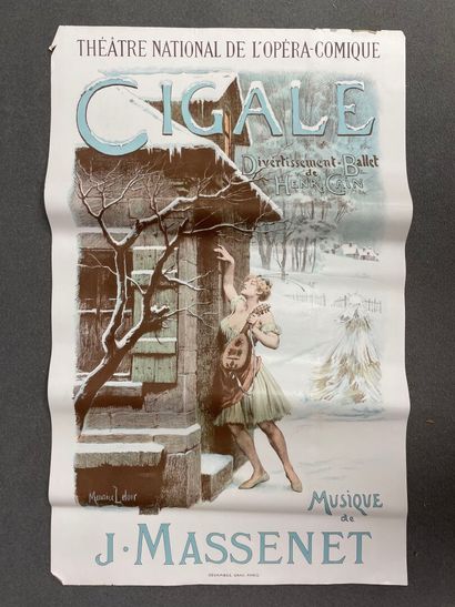 Maurice LELOIR (1853-1940) 
CIGALE de Jules...
