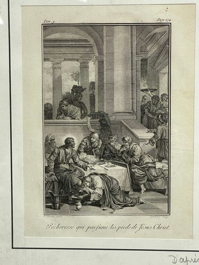 SAINTE MARIE MADELEINE
Trois gravures: 
-Ste...