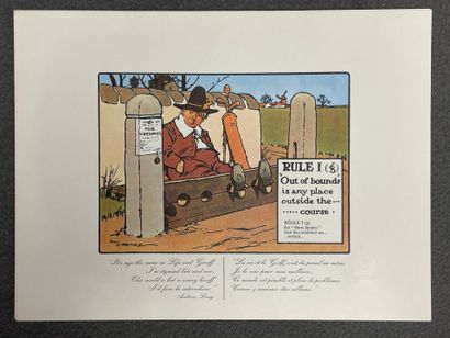 Les règles du golf illustrées par Charles...