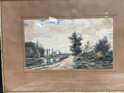 Ensembles de dessins, aquarelles, gravures...