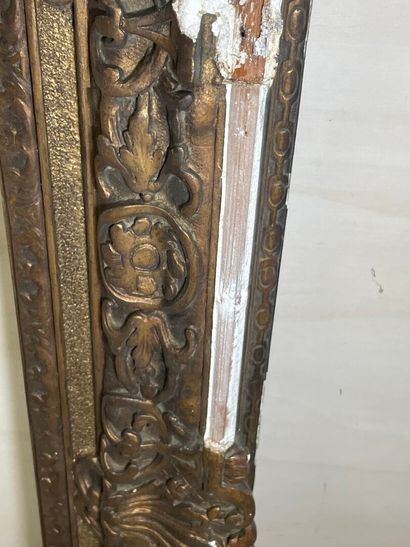 Lot de quatre cadres. 
Dim. intérieur: 62...