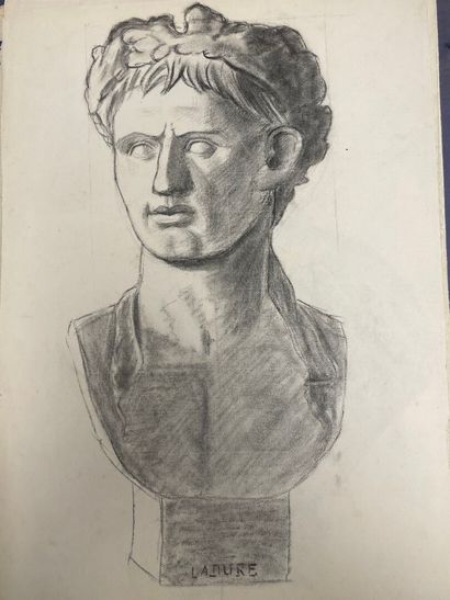 REGION : porte document avec dessins académique...