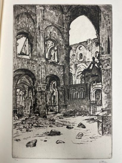 REGION : porte document avec dessins académique...