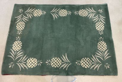 Tapis manuel Canovas XXe.
Casamance vert...
