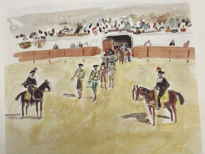 Ensembles de dessins, aquarelles, gravures...