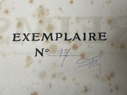 REGION : porte document avec dessins académique...
