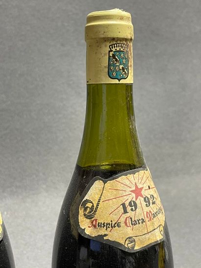 TAVEL , CHATEAU DE MANISSY 1989, 2 bouteilles...