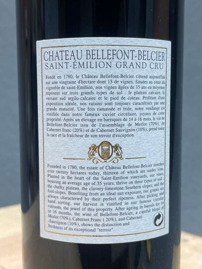 CHATEAU BELLEFONT-BELCIER, Saint Émilion...