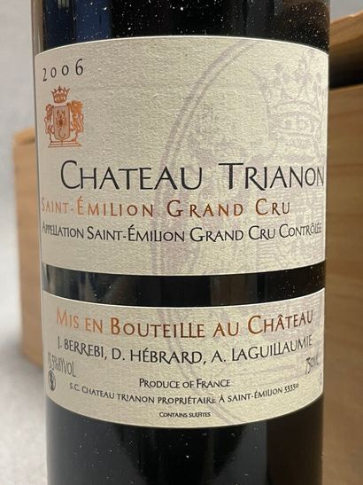 CHATEAU TRIANON, Saint Émilion grand cru,...