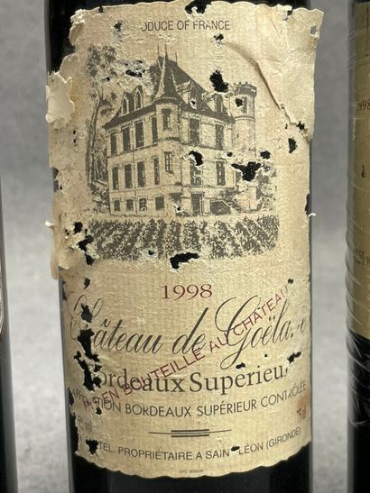 BORDEAUX 7 bouteilles: 
-Haut-Breton Margaux...