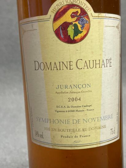 3 Bouteilles: 
-Jurançon, Domaine Cauhapé...