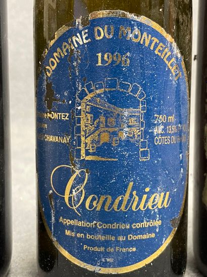 8 bouteilles: 
Chateau Olivier 1982, Condrieu...