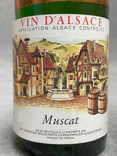 10 bouteilles : 
-Muscat, Vin d'Alsace, 1998....