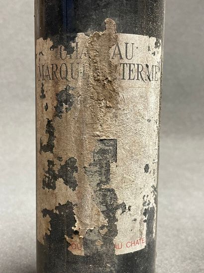 CHATEAU MARQUIS DE TERME, 1975, 2 bouteilles...