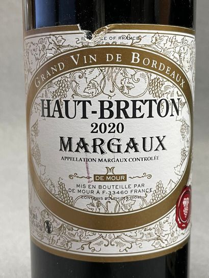 BORDEAUX 7 bouteilles: 
-Haut-Breton Margaux...