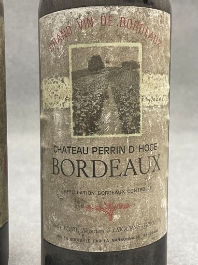 BORDEAUX:
Ensemble de six bouteilles.