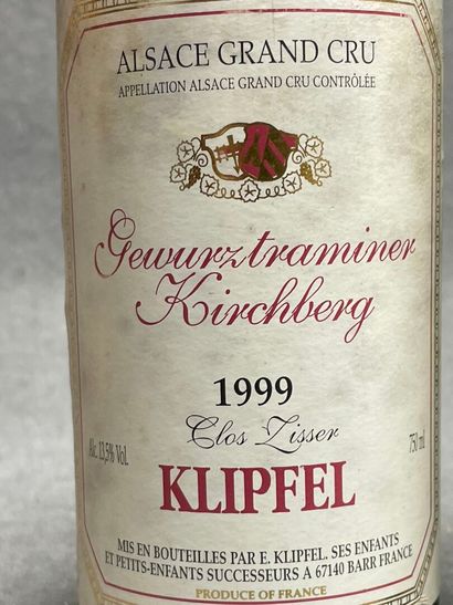 GEWURZTRAMINER. 
-Klipfel, 1999, 2 bouteilles....
