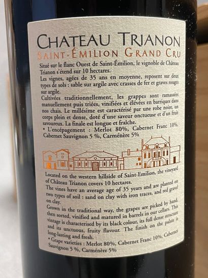 CHATEAU TRIANON, Saint Émilion grand cru,...