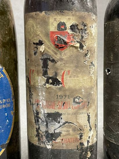 8 bouteilles: 
Chateau Olivier 1982, Condrieu...
